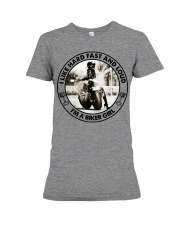 I Like Hard Fast And Loud - I'm A Biker Girl Premium Fit Ladies Tee tile