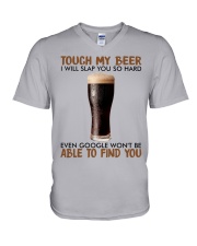 Touch My Beer V-Neck T-Shirt tile