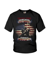 Love Being Grandpa Than Veteran Youth T-Shirt tile