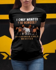 I Only Wanted 10 Horses Ladies T-Shirt apparel-ladies-t-shirt-lifestyle-04