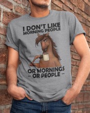 I Don't Like Morning People Classic T-Shirt apparel-classic-tshirt-lifestyle-26