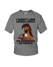 I Don't Like Morning People Youth T-Shirt tile