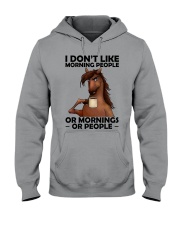 I Don't Like Morning People Hooded Sweatshirt tile