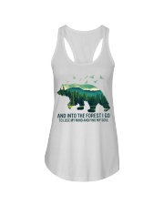 And Into The Forest I Go Ladies Flowy Tank tile