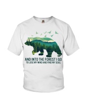 And Into The Forest I Go Youth T-Shirt tile
