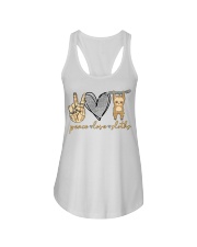 Limited Edition - Peace Love Sloths Ladies Flowy Tank thumbnail