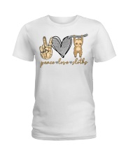 Limited Edition - Peace Love Sloths Ladies T-Shirt front