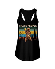 I Hate People Ladies Flowy Tank tile