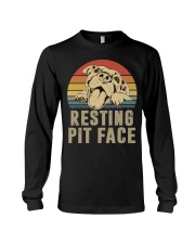 Resting Pit Face Long Sleeve Tee tile