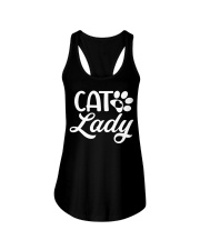 Cat Lady Ladies Flowy Tank tile