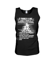 5 Things I Like As Much As Riding My Bike Unisex Tank tile