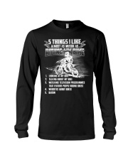 5 Things I Like As Much As Riding My Bike Long Sleeve Tee tile