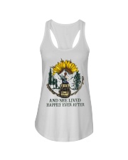 And She Lived Happily Ever After Ladies Flowy Tank tile