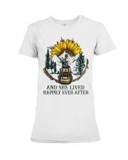 And She Lived Happily Ever After Premium Fit Ladies Tee tile