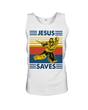 Jesus Saves Unisex Tank tile