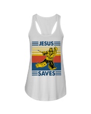 Jesus Saves Ladies Flowy Tank tile