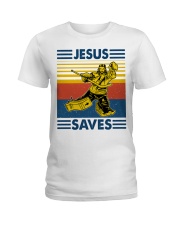 Jesus Saves Ladies T-Shirt tile