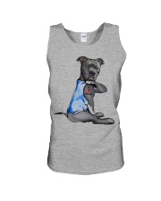 Pitbull - I Love Mom Unisex Tank tile