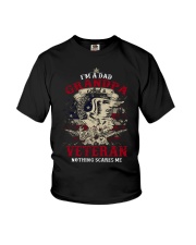 Nothing Scares Me Veteran Dad Grandpa Youth T-Shirt tile