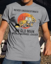 An Old Man With A Backhoe Loader Classic T-Shirt apparel-classic-tshirt-lifestyle-28