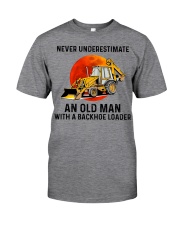 An Old Man With A Backhoe Loader Classic T-Shirt front