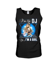 I'm The DJ - Yes I'm A Girl Unisex Tank tile