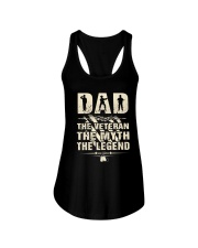 Dad The Veteran The Myth The Legend Ladies Flowy Tank tile