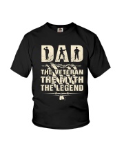 Dad The Veteran The Myth The Legend Youth T-Shirt tile
