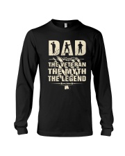 Dad The Veteran The Myth The Legend Long Sleeve Tee tile