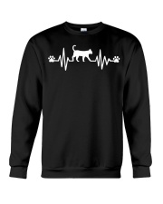 Heart Beat Cat Crewneck Sweatshirt tile