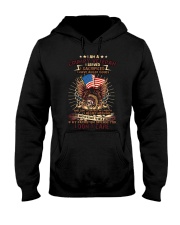 Grumpy Veteran Served Sacrificed Hooded Sweatshirt front