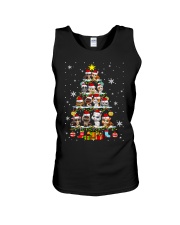 Cat Chritmas Tree Unisex Tank tile