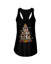 Cat Chritmas Tree Ladies Flowy Tank tile
