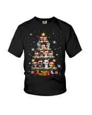 Cat Chritmas Tree Youth T-Shirt tile