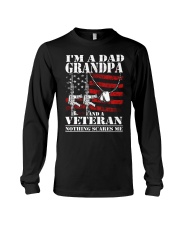 Veteran Grandpa Nothing Scares Me Long Sleeve Tee tile