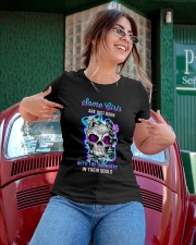 Some Girls Are Just Born With The Darkness In Soul Ladies T-Shirt apparel-ladies-t-shirt-lifestyle-01