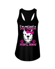 I'm Not Just A Dog Person - I'm A Pitbull Mommy Ladies Flowy Tank tile