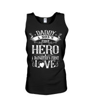Daddy First Hero And First Love Unisex Tank tile
