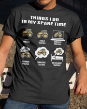 Things I Do In My Spare Time Classic T-Shirt apparel-classic-tshirt-lifestyle-28