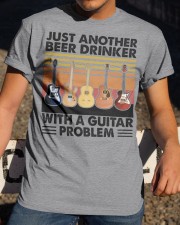 Just Another Beer Drinker With A Guitar Problem Classic T-Shirt apparel-classic-tshirt-lifestyle-28