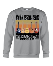 Just Another Beer Drinker With A Guitar Problem Crewneck Sweatshirt tile