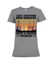 Just Another Beer Drinker With A Guitar Problem Premium Fit Ladies Tee tile