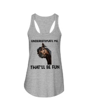 Underestimate Me That'll Be Fun Ladies Flowy Tank tile