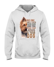 No One Will Love You More Than Jesus And Your Dog Hooded Sweatshirt tile