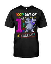 100th Day Of 1st Grade And Nailed It Classic T-Shirt tile