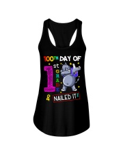 100th Day Of 1st Grade And Nailed It Ladies Flowy Tank tile