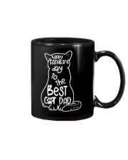 Happy Father's Day To The Best Cat Dad Mug tile