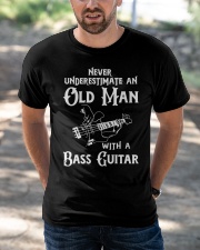 Never Underestimate An Old Man With A Bass Guitar Classic T-Shirt apparel-classic-tshirt-lifestyle-front-50