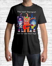 The Best Therapist Has Fur And Four Legs Classic T-Shirt lifestyle-mens-crewneck-front-1