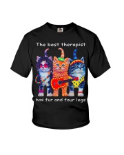 The Best Therapist Has Fur And Four Legs Youth T-Shirt tile